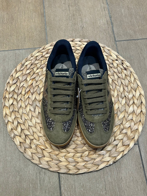 Baskets Victoria Ciclista Paillettes & Daim