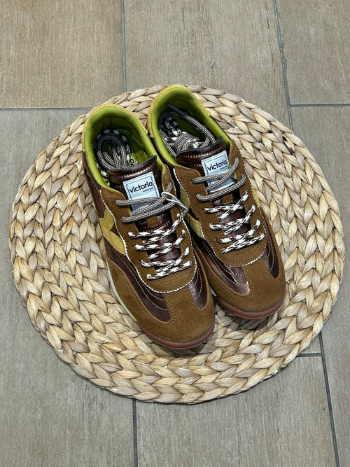 Baskets Victoria Saturno Métal & Daim